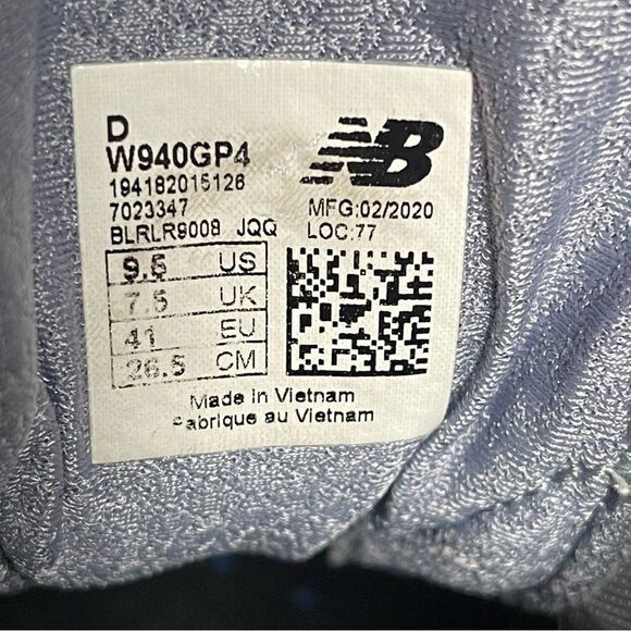 New Balance 940v4 W940GP4 Gray Women's Wide Running Shoes Size 9.5D - Picture 4 of 16